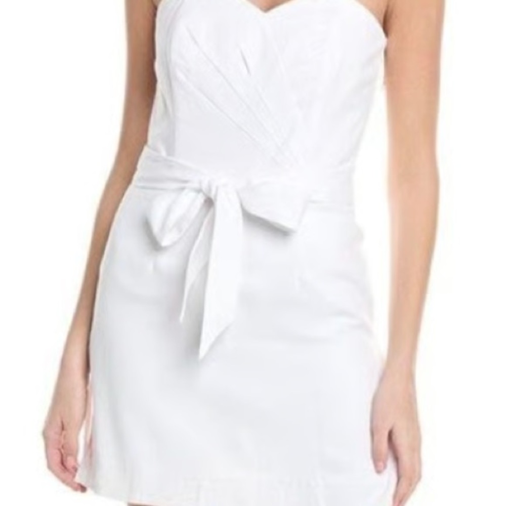 NWT Lilly Pulitzer White Strapless Dress